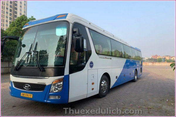 Giá thuê xe 16 đến 45 chỗ: Hà Nội đi Cát Bà ( xe chỉ tiễn đón Phà Đồng Bài)